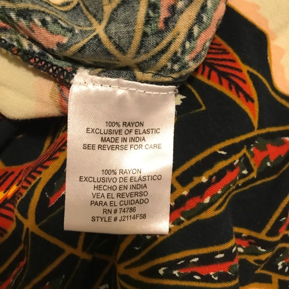 Patrons of peace Hawaiian paper bag pants - Picture 4 of 8